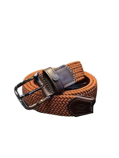 Paul & Shark Belt In Yellow & Orange