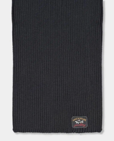 Paul & Shark Scarf In Black