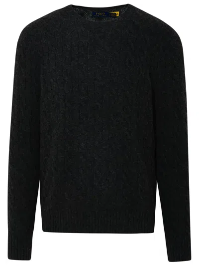 Polo Ralph Lauren Grey Cashmere Blend Sweater