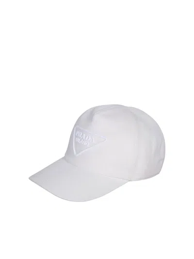 Prada Hats In White