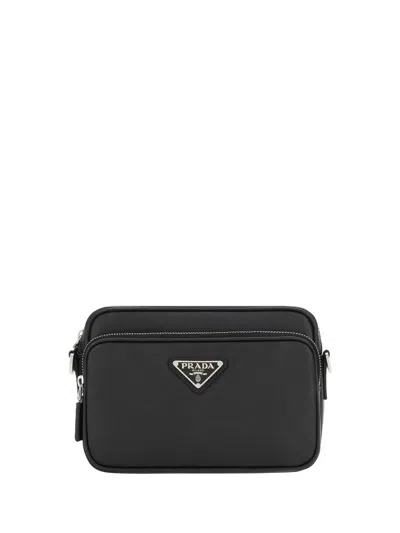 Prada Shoulder Bags In Nero