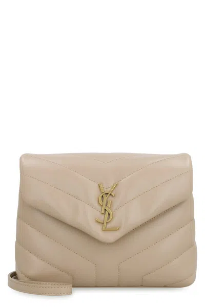 Saint Laurent Loulou Toy Leather Crossbody Bag In Pink
