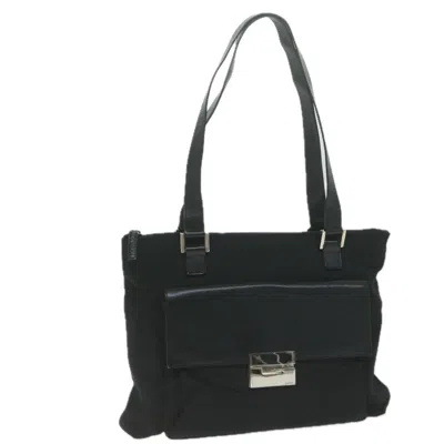 Gucci -- Black Synthetic Shoulder Bag ()