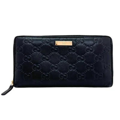 Gucci Black Leather Wallet  ()