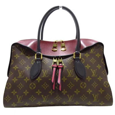 Pre-owned Louis Vuitton Tuileries Brown Canvas Tote Bag ()