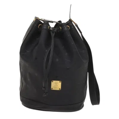 Mcm Synthetic Shoulder Bag () In Black