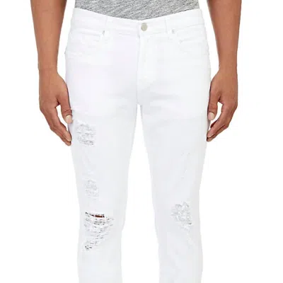 J Brand Men Tyler Solace Distressed Slim Fit Jeans In White