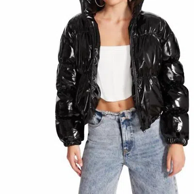 Bb Dakota Eden Puffer Jacket In Black