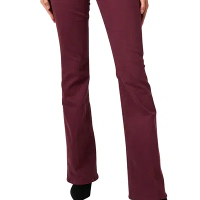 Veronica Beard Beverly Womens High Rise Skinny Flare Jeans In Red