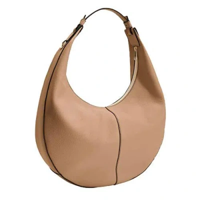 Furla Miastella Hobo Shoulder Bag In Leather In Brown