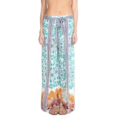 Johnny Was Ellyo Wrap Pant In Blue Multi