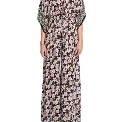 Johnny Was Karisma Mixed Jumpsuit In Multi In Brown