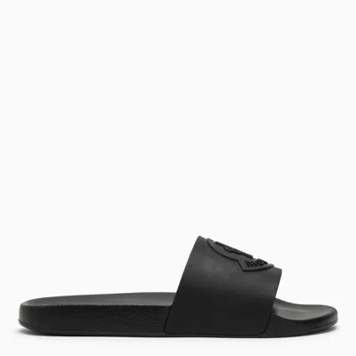 Moncler Black Basile Sliders