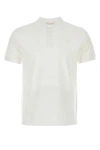 Prada White Cotton Piquet Polo Shirt
