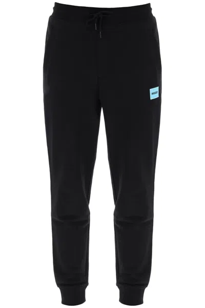 Hugo Cotton Doak Jogger Pants In Black