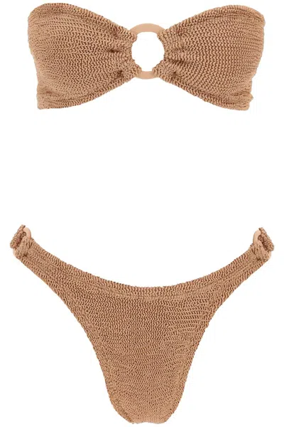 Hunza G . Gloria Bikini Set In Brown