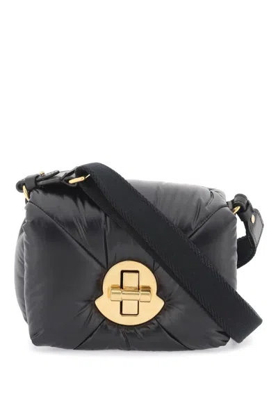 Moncler F Mini Puff Shoulder Bag In 黑色的