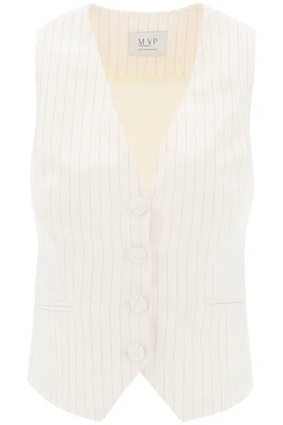 Mvp Wardrobe Monaco Single-breasted In White,neutro