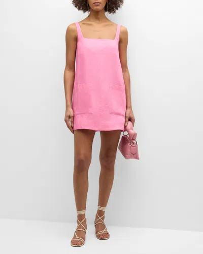 Bondi Born Delphi Mini Dress In Rose