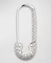 Anita Ko 18k Diamond Safety Pin Earring, Single In Gray