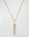 Lana Flawless Skinny Verticle Tag Pendant Necklace In Gold