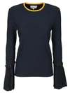 3.1 PHILLIP LIM / フィリップ リム RIBBED TOP,P1717843.EAT NA410 NAVY