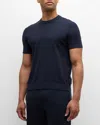 Theory Men's Sarior Short-sleeve T-shirt In Light Bilen In Skylghtmel