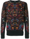 ALEXANDER MCQUEEN embroidered sweatshirt,464051QJX2312289551