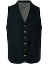 ELEVENTY BUTTONED WAISTCOAT,979GL0032PAN2401112261282