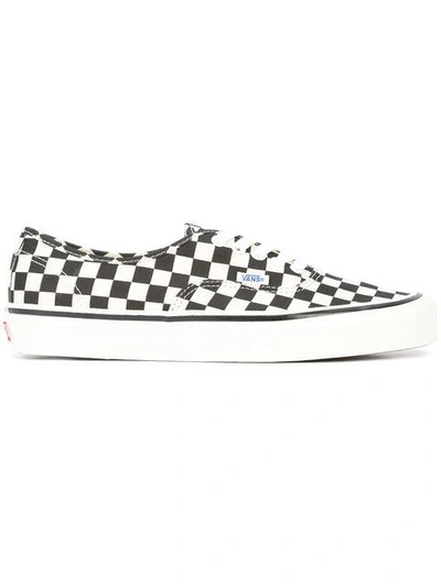 Vans Authentic 44dx Checked Anaheim Factory Trainers In Black