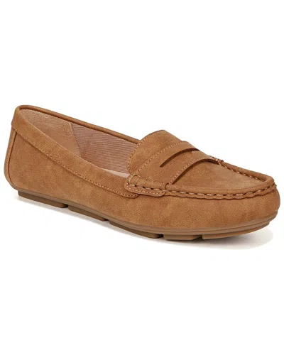Lifestride Riviera Slip-on Loafers In Tan Faux Leather