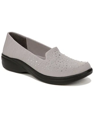 Bzees Poppyseed 3 Washable Slip-ons In Grey Silver Fabric