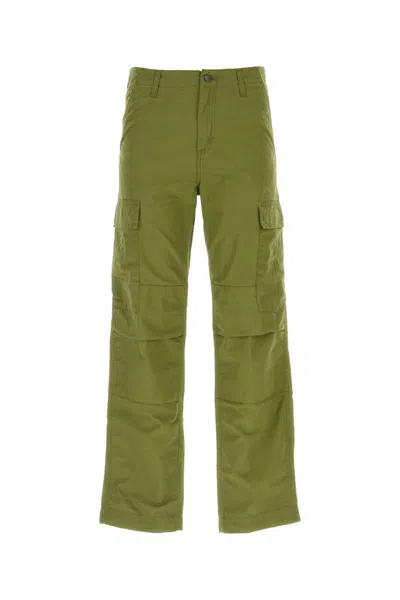 Carhartt Wip Trousers In Green