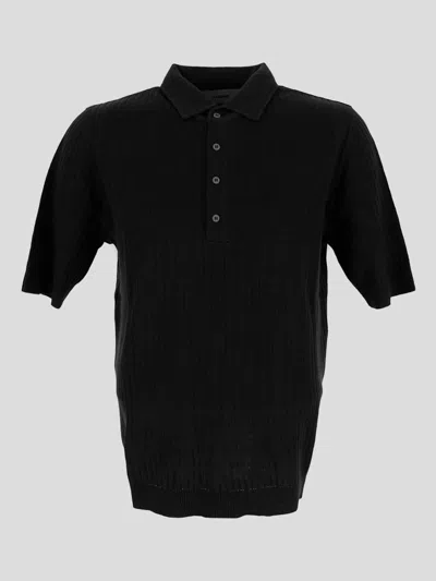 Lardini T-shirts And Polos In Blk