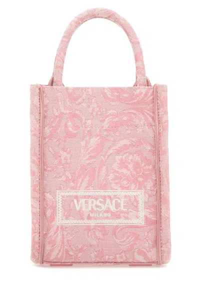 Versace Handbags. In Pink