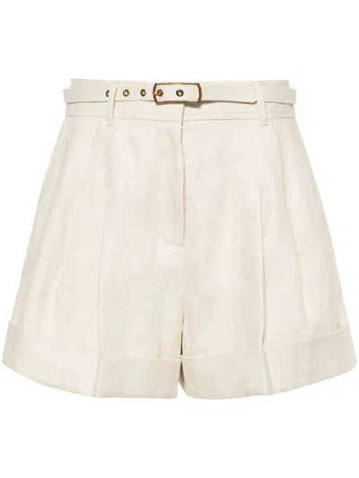 Zimmermann Shorts In White