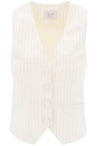 Mvp Wardrobe Monaco Single-breasted In White,neutro
