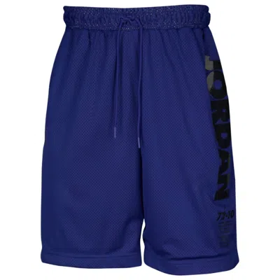 Jordan Legacy Concord Shorts In Purple/black In Multi