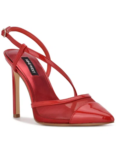 Nine West Wntimie3 Womens Dressy Lifestyle Pumps In Red
