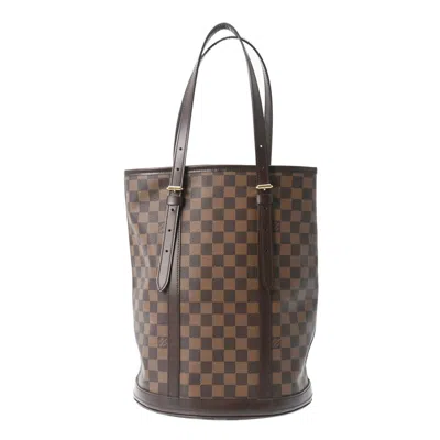 Pre-owned Louis Vuitton Bucket Gm Canvas Tote Bag () In Brown