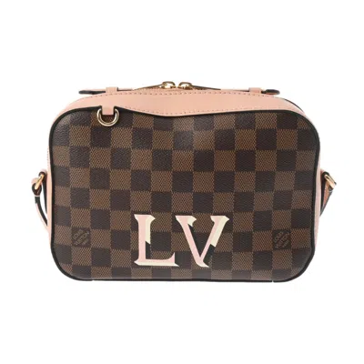 Pre-owned Louis Vuitton Santa Monica Canvas Shoulder Bag () In Brown