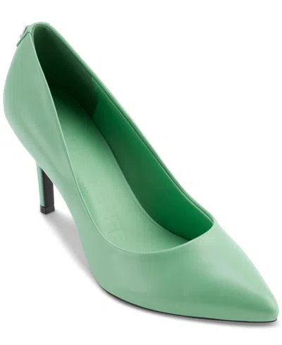 Karl Lagerfeld Royale Pointed Toe Pump In Hemlock