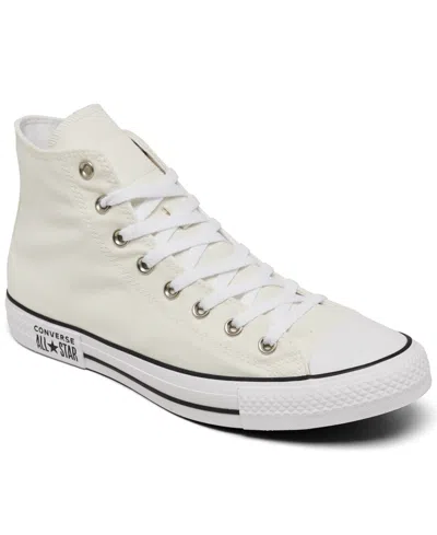 Converse Chuck Taylor Side License Plate Casual Shoes In Vintage White/grey
