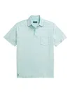 Polo Ralph Lauren Men's Cotton-blend Polo Shirt In Alpine Blue