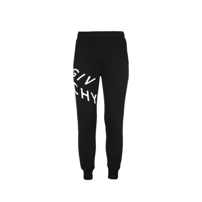 Givenchy Cotton Logo Pants In Black