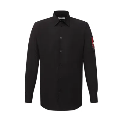 Givenchy Patch Logo Shirt In Black