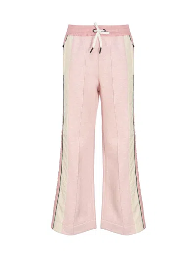 Moncler Pile Pants In Nude & Neutrals