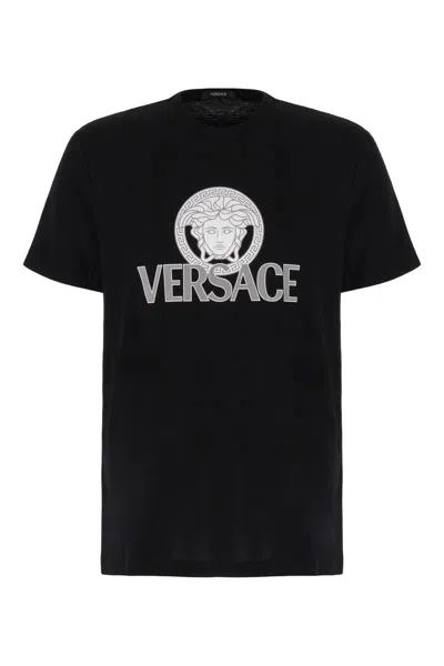 Versace T-shirt Nautical In Black