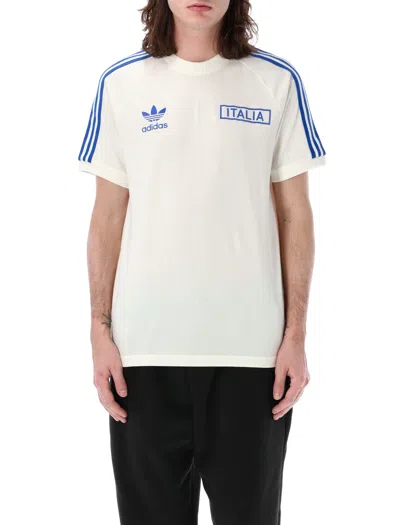 Adidas Originals Italia 3-stripes T-shirt In White
