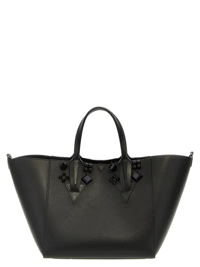 Christian Louboutin Cabachic Small Shopping Bag In Black